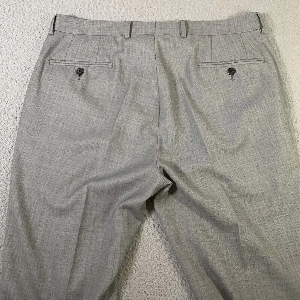 Lauren Ralph Lauren Dress‎ Pants Mens 34x32 [Measures 34x30] Gray Flat Front